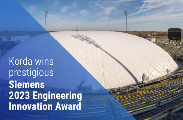 Korda wins the 2023 Siemens Engineering Innovation Award
